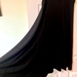 Boden Black Jersey Knit Skirt